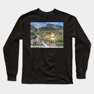 Magic in the Wild: Crystal River near Marble Colorado | Dancing Uniquorns by Mellie Long Sleeve T-Shirt